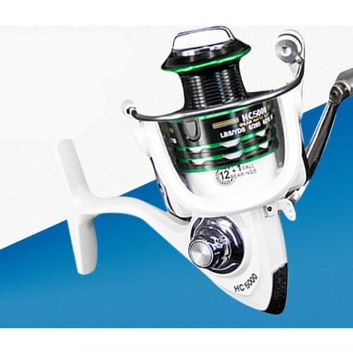 One-way No-gap ALL Metal Fishing Reel Long Shot Rock Sea Rod Carp Spinning Wheel Ratio 5.2:1 Left/Right Hand Boat Fishing Reels