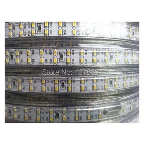 Wholesale 50m/roll 220V LED Strip 2835 Waterproof (IP67) Flexible LED tape,180leds/m LED Lighting, Factory provide good quality