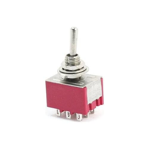 AC125V 5A 250V 2A 3PDT 3 Positions 9Pins Toggle Switch for Auto Motor