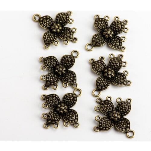 Flower DIY Alloy Pendant Jewelry Findings Charms Jewelry Findings & Components For Jewelry Making #JZ203