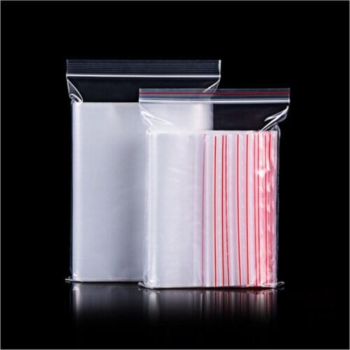 200pcs Transparent Self Adhesive Sealed Opp Plastic Sachet Gift Bag For diamond painting mosaic bead stone storage diy 5d