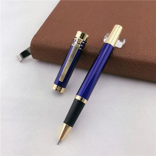 MONTE MOUNT blue ballpoint Pen Writing Office School Supplies Material Stationery metal luxury elegant roller ball pens 005