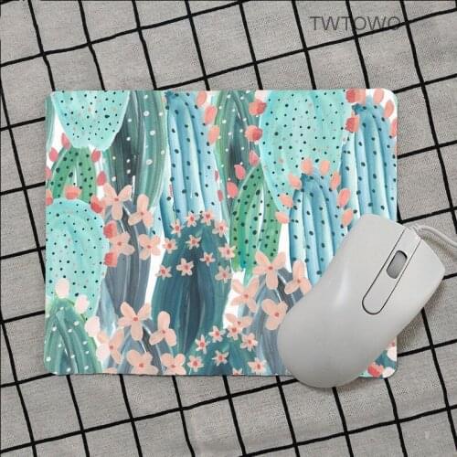 Top Quality Cartoon Art Summer Cactus Comfort Mouse Mat Gaming Mousepad Top Selling Wholesale Gaming Pad Mouse