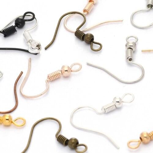 Wholesale 10Style 100pcs 20x18mm 316 Stainless Steel Earring Findings Ear Wire Hook For DIY Jewelry Making Earring Hook Supplies
