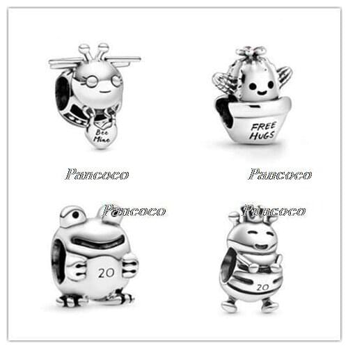 925 Sterling Silver Charm 2020 Limited Edition Frog Charm Bead Fit Women Pandora Bracelet & Necklace Jewelry