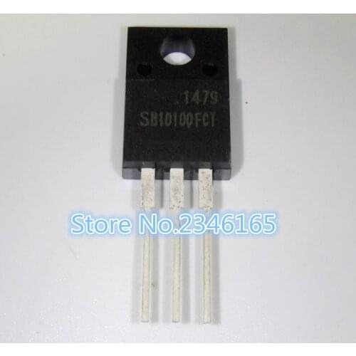 10pcs SB10100 TO220 10A 100V SCHOTTKY SB10100CT TO-220 BARRIER RECTIFIER 3PIN