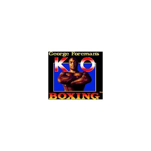George Foremans KO Boxing 16 bit MD Game Card For Sega Mega Drive For Genesis