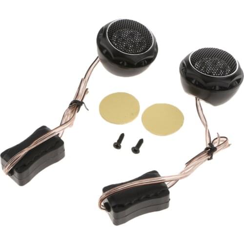 2 pcs Silk Dome Car Audio Tweeter Set , Surface, Angle or Flush Mount Options