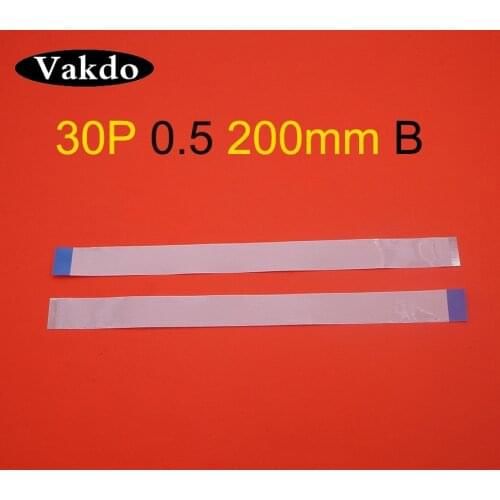 2pcs New Type B 20cm 200mm FFC FPC 30pin 0.5 pitch Flat Ribbon Flex Cable 30 pins 20624 AWM 80C VW-1 60V Power Button
