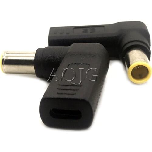 Laptop Power Jack Converter Dc Adapter Plug Connector for Lenovo T410 T410S T510 Charger USB Type C Female to 7.9*5.5mm Male