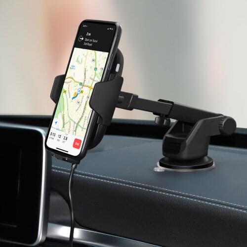 Fast Wireless Car Charger & Automatic Induction Car Mount Air Vent Phone Holder Cradle, for iPhone 11/ XS/X Samsung S10 S9 S8 S7