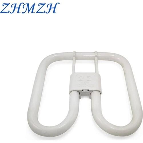 Four Needle Butterfly Tube Tricolor Energy-saving Lamp Fluorescent Light Bulb 2D Four-pin Butterfly Lamps 10W 21W 38W AC220V