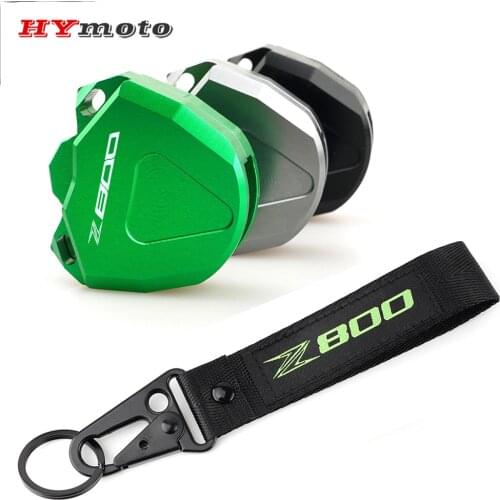 For KAWASAKI Z800 Z 800 2013-2016 Hot Deals Motorcycle CNC Accessories Key Case Cover Shell & Key Ring Chain Embroidere Keychain