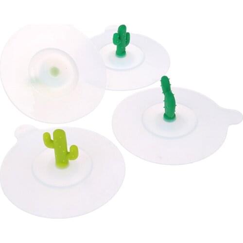 10cm Kitchen Silicone Leakproof Cup Lids Anti-dust Bowl Cover Cup Seals Glass Mugs Cap Heat Resistant Reusable Sealed Cover