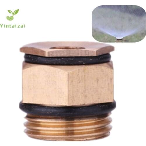 1/2" Brass Adjustable Centrifugal Nozzle Multifunctional Atomizing Sprinkler Garden Watering Tools