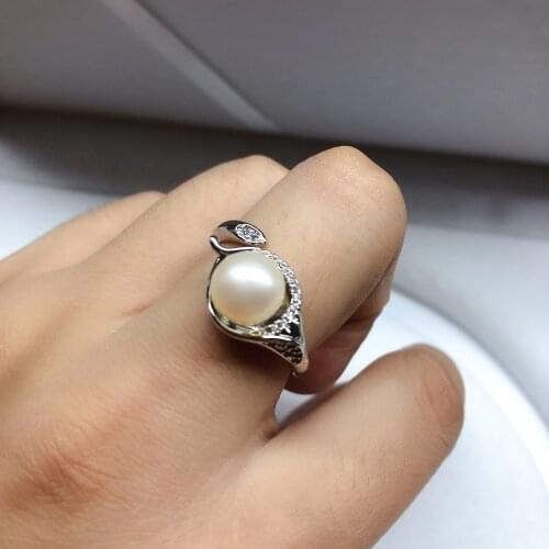 DIY Fashionable Ring Mountings Base Findings Women Accessories Jewelry Settings Parts for Girls Pearls Beads Stones Agate