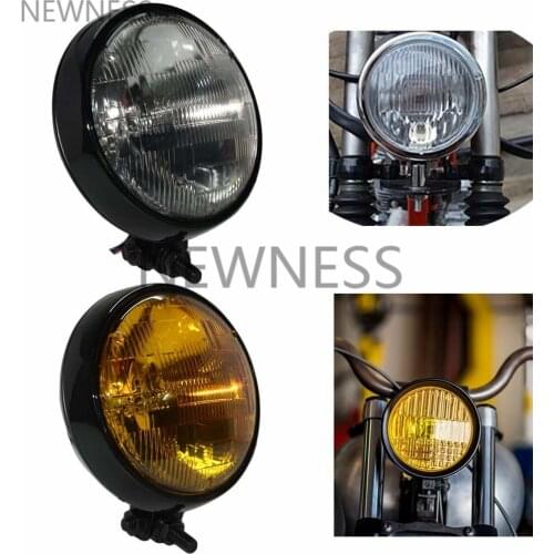 Motorcycle Sealed Beam Vintage Headlight Cafe Racer Headlamp Head Lights Lamp for Harley Chopper Sportster Dyna Softail Custom
