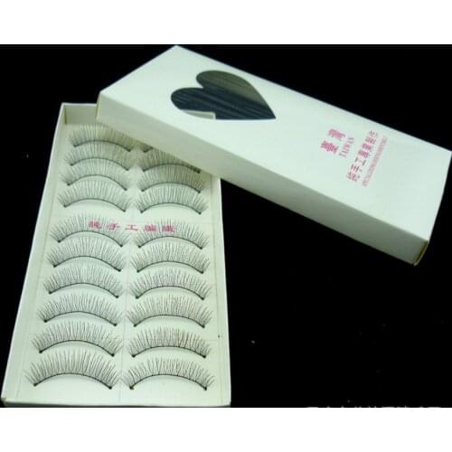 200sets 10pair/set Natural Sparse Cross Eye Lashes Extension Makeup Long False Eyelashes