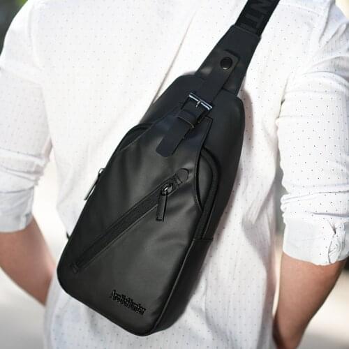 New mens bag fashion waterproof Oxford cloth shoulder bag student chest bag explosive crossbody bag sling bag men