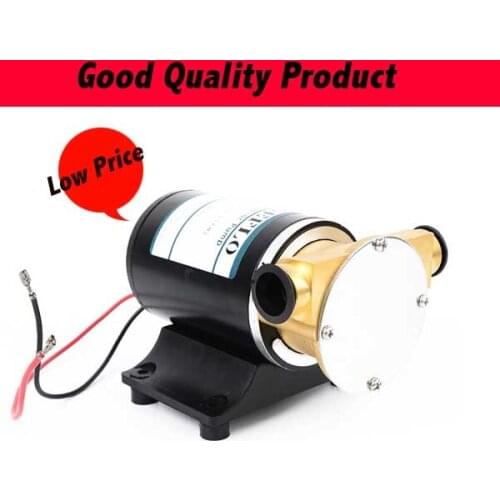 12V/24V Optional DC Mico Portable Water Pump 30L/min Engine Cooling Pump Max Head 3m Deck Wash Bilge Pump For Salt Water