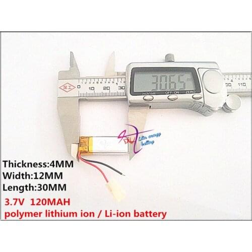 [SD] 401230 3.7V,120MAH,401233 Polymer lithium ion / Li-ion battery for TOY,POWER BANK,GPS,mp3,mp4,cell phone,speaker