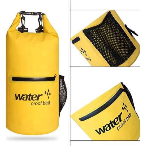 10L 20L PVC Waterproof Bag Pack Outdoor Trekking Swimming Bag Camping Dry Sack Rafting Drybag Backpack River Diving Bag Men