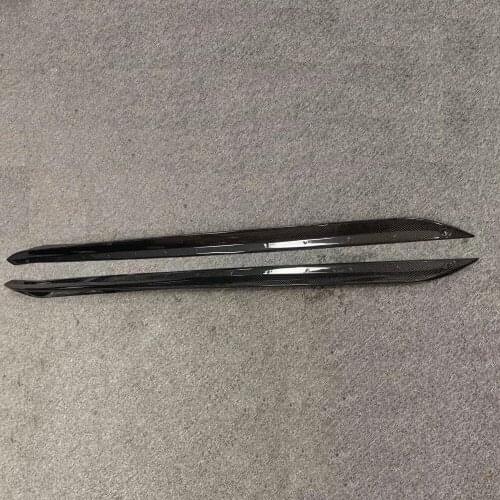 G20 MP Style Carbon Fiber Side Bumper Extension Skirt for BMW G21 G20 Sedan Wagon 320 330 340 With M Package 2019 up
