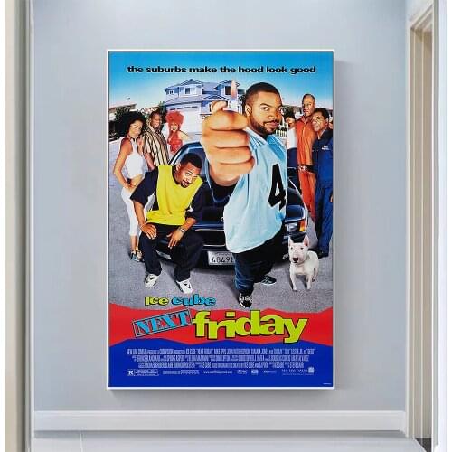 V0633 Next Friday Vintage Classic Movie Wall Silk Cloth HD Poster Art Home Decoration Gift