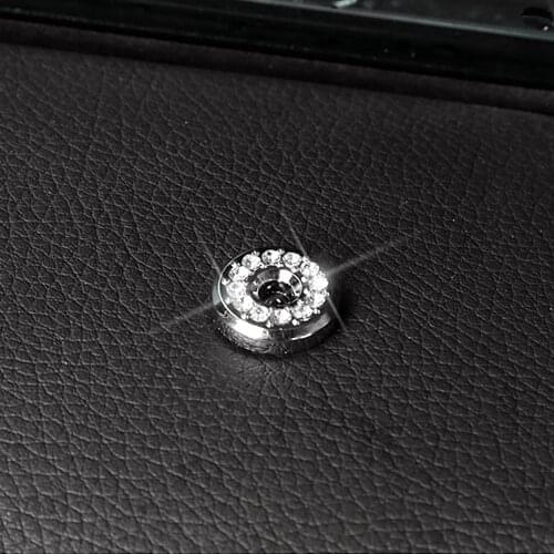 For Mercedes Benz GLA Class GLA200 GLA220 GLA250 2020 2021 Interior Part Door Bolt Lock Pin Switch Crystal Trim Diamond Cover