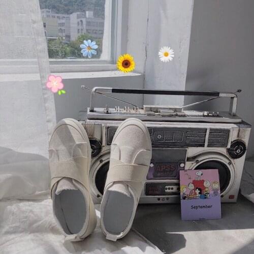 2019 Vulcanized Shoes Autumn Mesh Flat With Loafers Cotton Women Flats Casual Walking Stripe Sneakers For Female Schoenen K1-73