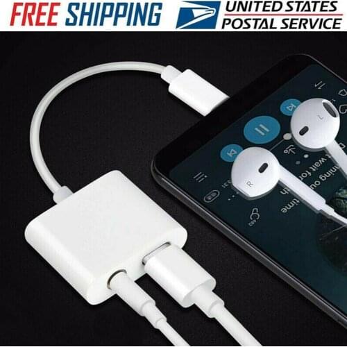 2 in 1 Type C To 3.5 mm Earphone Jack Aux Adapter USB For Samsung C Splitter Converter Headphone Charger Xiaomi Audio Cable Z6M5
