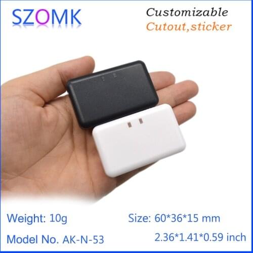 4 pcs 60*36*15mm adapter small plastic box for electrical pcb enclosure new plastic enclosure audio transmitter casing