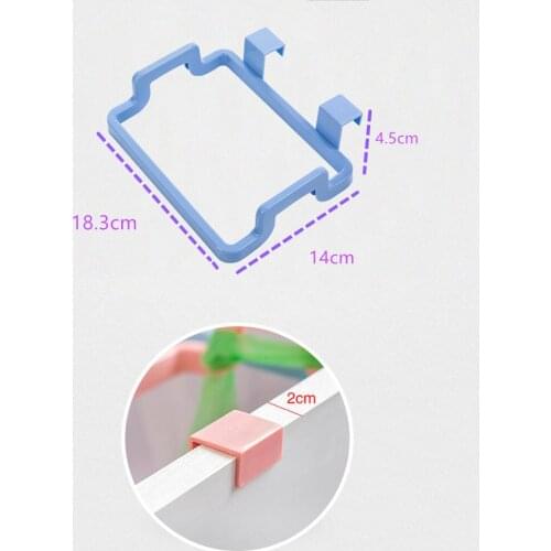 4Pcs garbage bag holder +200pcs Vest type garbage bags for kitchen cleaning tool for home cooking car trash bin kitchen goods