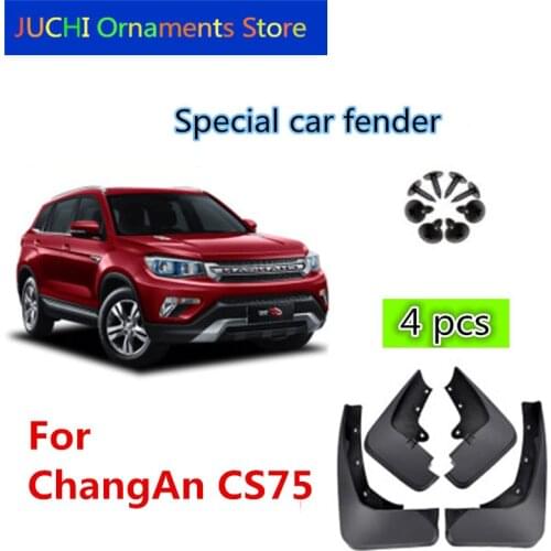 Car Fender Mudguard Splash Flaps Mud Guard Mudflap Accessories for CHANGAN CS75, ChangAn cs75