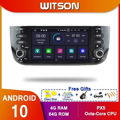 WITSON Android10 Octa core PX5 CAR DVD player For FIAT PUNTO FIAT LINEA 2009 2012-20154GB RAM 64GB ROM CAR GPS NAVIGATION
