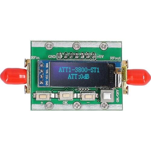 Digital Attenuator Module 5V USB Power Supplys Low Insertion Loss with 1M-3.8GHz HMC472 6-bit Working Frequency