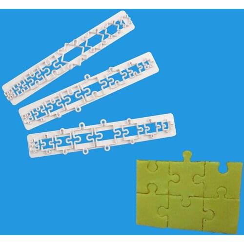 Cookie Puzzle Shape Stainless Steel Cookie Cutter Set DIY Biscuit Mold Dessert Bakeware Cake Mold wedding Decorating