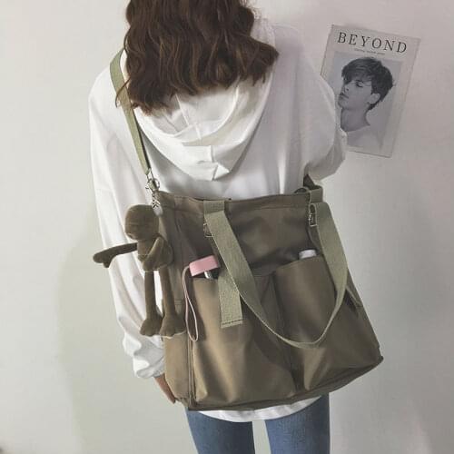 Canvas Handbags Women Bags Designer Japanese Tooling Shoulder Bag Female Student Korean Tide Brand Crossbody Bag 2020 Luxury New