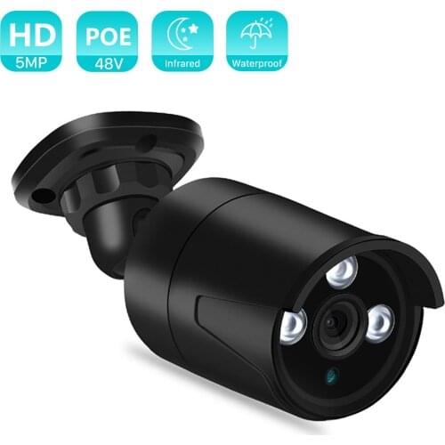 BESDER H.265 Outdoor 5MP/3MP IP Camera IP67 Waterproof Metal Case CCTV Camera Night Vision Security Video Surveillance ONVIF P2P