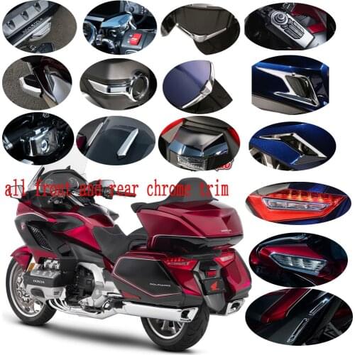 Motorcycle front and rear chrome trim for Honda Goldwing 1800 F6B GL1800 2018 2019 2020 motorcycle accessories