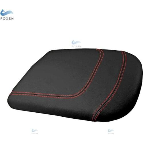 For Ford F150 Lariat 1997 1998 1999 2000 2001 2002 2003 Car Microfiber Leather Center Control Lid Armrest Box Cover Sticker Trim