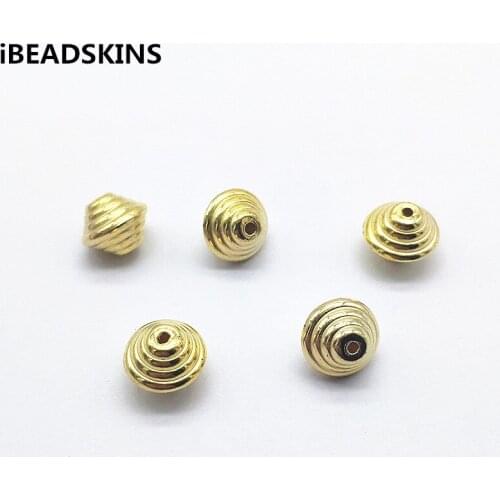 New arrival! 12x14mm 200pcs CCB Gold color Abacus Shape beads for Earrings parts,hand Made Earrings Findings Jewelry DIY
