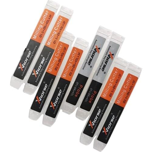 Original VVDI Xhorse 1.0mm 1.5mm 2.0mm 2.5mm Milling Cutter Probe XC MINI Plus Dolphin XP-005 XP-007 XC002 Key Cutting Machine