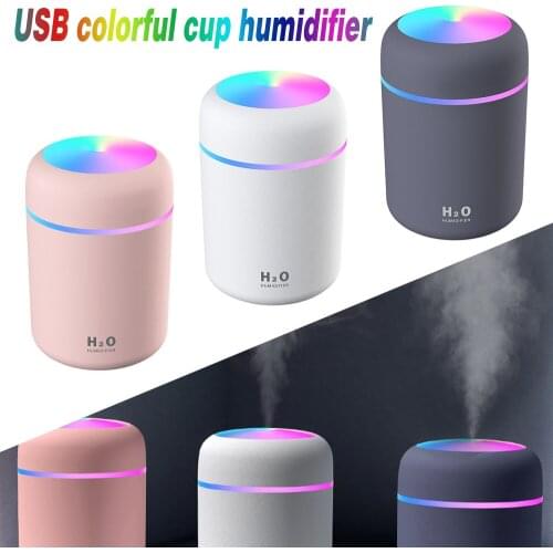 Car Air Freshener LED Air Humidifier Diffuser USB Air Humidifier Aromatherapy Aroma Fragrance Auto Interior perfume Accessories