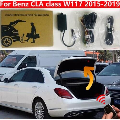 Car Trunk Opening For Benz CLA class W117 2015-2019 Tail box Foot kick Sensor Intelligent Tail Gate Lift Power Electric Tailgate