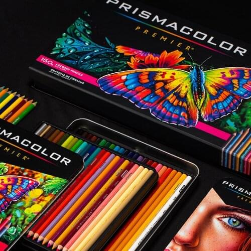 PRISMACOLOR Art Oily Colored Pencils 24/36/48/72/132/150 Colors Lapis de cor Wood Colored Pencils Artist Sketch School Supplies
