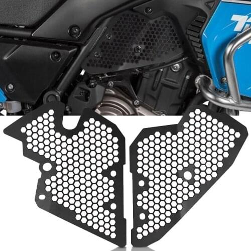 For YAMAHA TENERE 700 TENERE700 Fog lamp Spotlight Bracket Holder Spot Light Mount Skid plate bash frame Engine Guard Cover