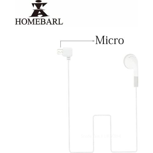 HOMEBARL General Auxiliary Wire Earphone Headset For Micro Port Bluetooth 4.0 Earphones Headsets To Listen Music In Another Ear