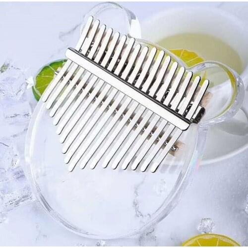 Transparent 17 Key Colorful Crystal Thumb Piano Kalimba Acrylic Finger Piano Musical Enjoyable Instrument Supplies For Beginners