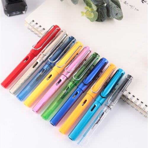 Luxury High Quality Colorful Pen Writing Signing Calligraphy Spin Ink Nib Pens Office Writing Supplies